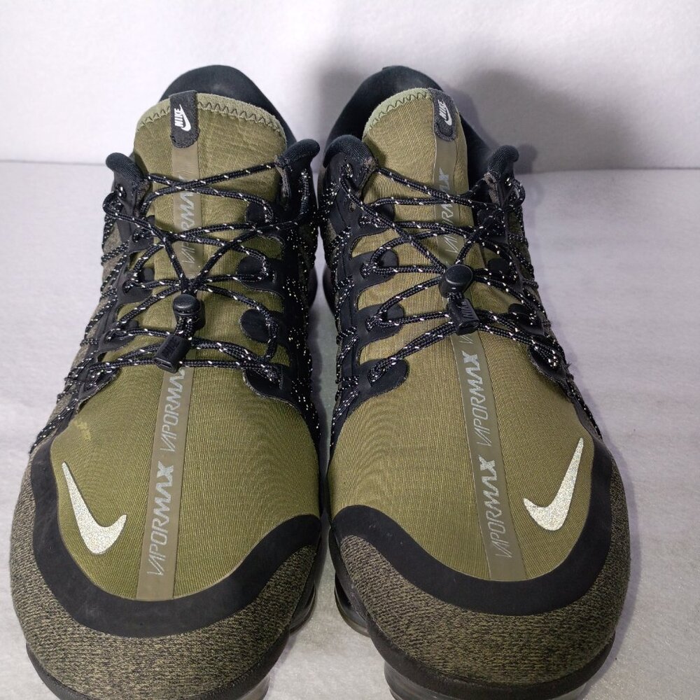 Nike Air VaporMax Run Utility – Medium Olive / Reflective Silver Size 11.5